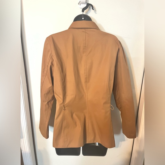 Enzo Angiolini Tan Belted Light Jacket Sz M - Picture 4 of 15